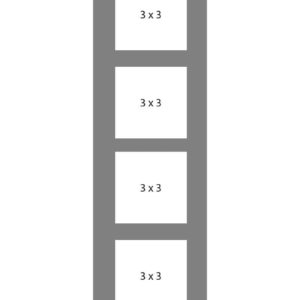 #142 EXMO 8-3x3 Openings (Single Mat)