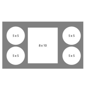 #20 EXMO 55C-80R-55C 8 X 10, 4-5X5 Openings