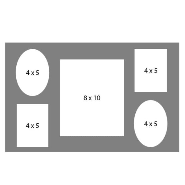 #23 EXMO 45OR-80R-45OR 8 X 10, 4-4X5 Openings