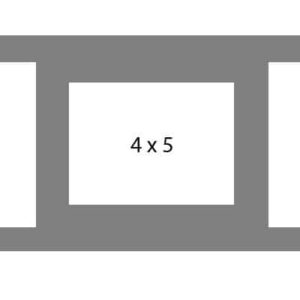 #33 EXMO 45R-54R-45R 8 X 20, 3-4X5 Openings