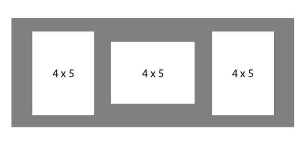 #33 EXMO 45R-54R-45R 8 X 20, 3-4X5 Openings