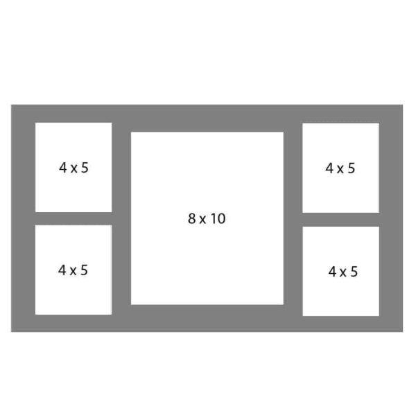 #42 EXMO 1-8 X 10 Opening w/ 4-4 X 5 Openings