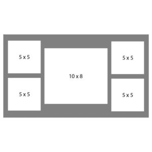 #43 EXMO 1-8 X 10 Opening w/ 4-5 X 5 Openings