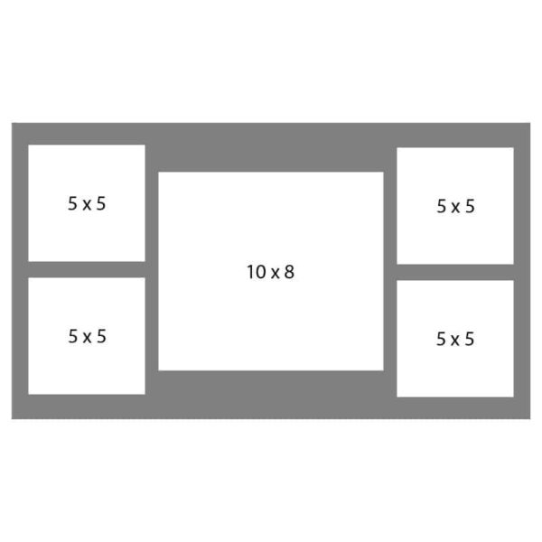 #43 EXMO 1-8 X 10 Opening w/ 4-5 X 5 Openings