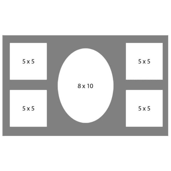 #50 EXMO 1-8 X 10 Opening w/ 4-5 X 5 Openings