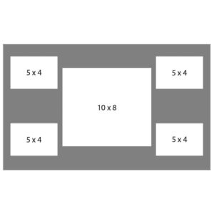 #52 EXMO 1-8 X 10 Opening w/ 4-5 X 4 Openings