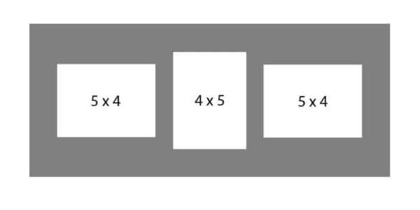 #58 EXMO 1-4 X 5 Opening w/ 2-5 X 4 Openings