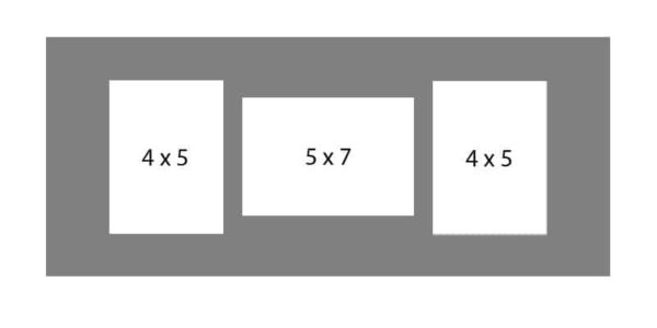 #59 EXMO 1-7 X 5 Opening w/ 2-4 X 5 Openings