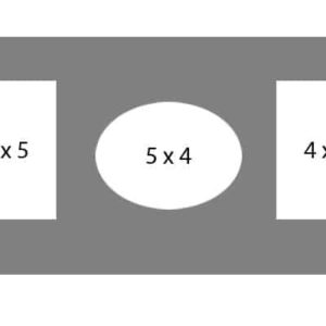 #61 EXMO 1-5 X 4 Opening w/ 2-4 X 5 Openings