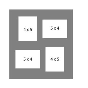 #66 EXMO 2-4 X 5 Openings w/ 2-5 X 4 Openings