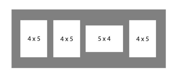 #73 EXMO 3-4 X 5 Openings w/ 1-5 X 4 Opening