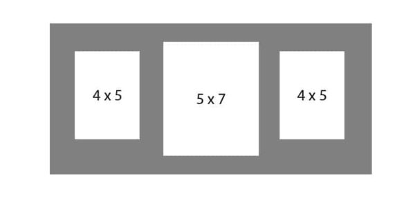 #74 EXMO 1-5 X 7 Opening w/ 2-4 X 5 Openings