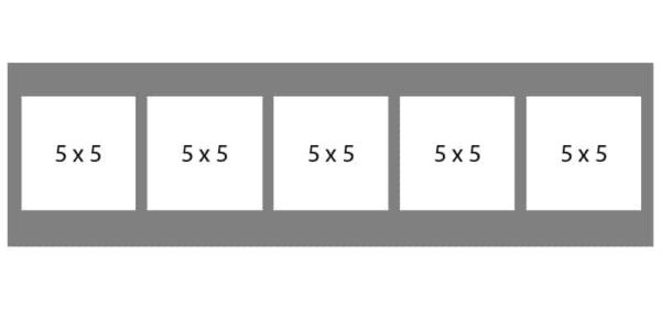 #75 EXMO 5-5 X 5 Openings