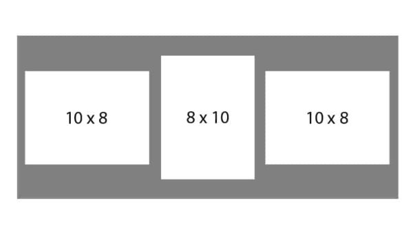 #80 EXMO 1-8 X 10 Opening w/ 2-10 X 8 Openings