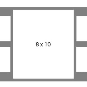 #81 EXMO 1-8 X 10 Opening w/ 4-5 X 4 Openings