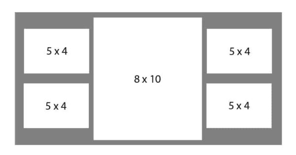 #81 EXMO 1-8 X 10 Opening w/ 4-5 X 4 Openings