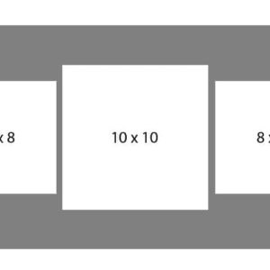 #82 EXMO 1-8 X 10 Opening w/ 2-8 X 8 Openings