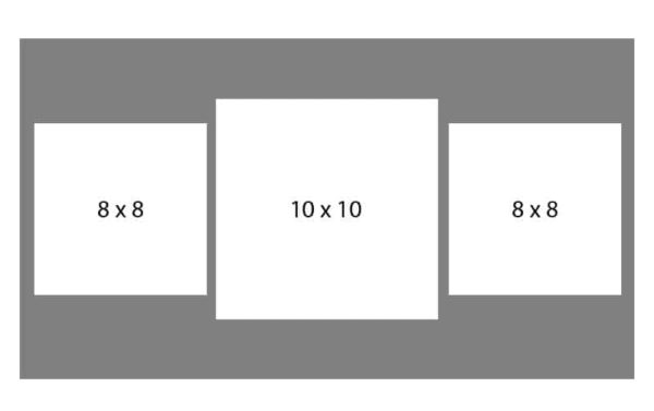 #82 EXMO 1-8 X 10 Opening w/ 2-8 X 8 Openings