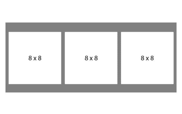 #83 EXMO 3-8 X 8 Openings