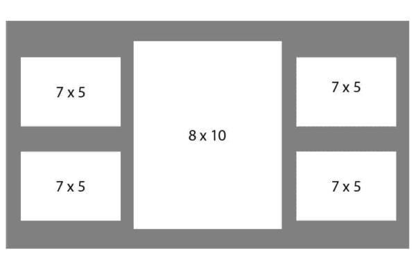 #84 EXMO 1-8 X 10 Opening w/ 4-7 X 5 Openings