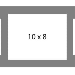 #86 EXMO 1-10 X 8 Opening w/ 2-5 X 7 Openings