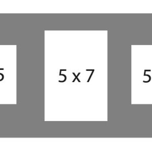 #91 EXMO 1-5 X 7 Opening w/ 2-5 X 5 Openings