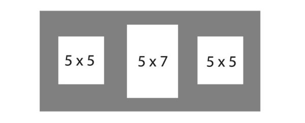 #91 EXMO 1-5 X 7 Opening w/ 2-5 X 5 Openings