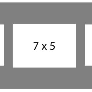 #92 EXMO 1-7 X 5 Opening w/ 2-5 X 5 Openings