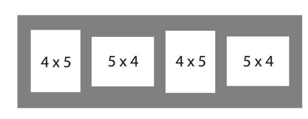 #96 EXMO 2-4 X 5 Openings w/ 2-5 X 4 Openings