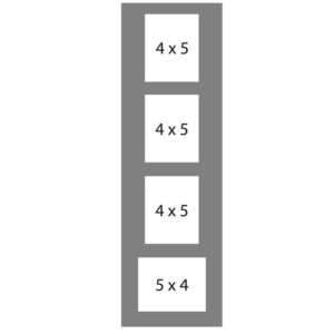 #99 EXMO 1-5 X 4 Opening w/ 3-4 X 5 Openings